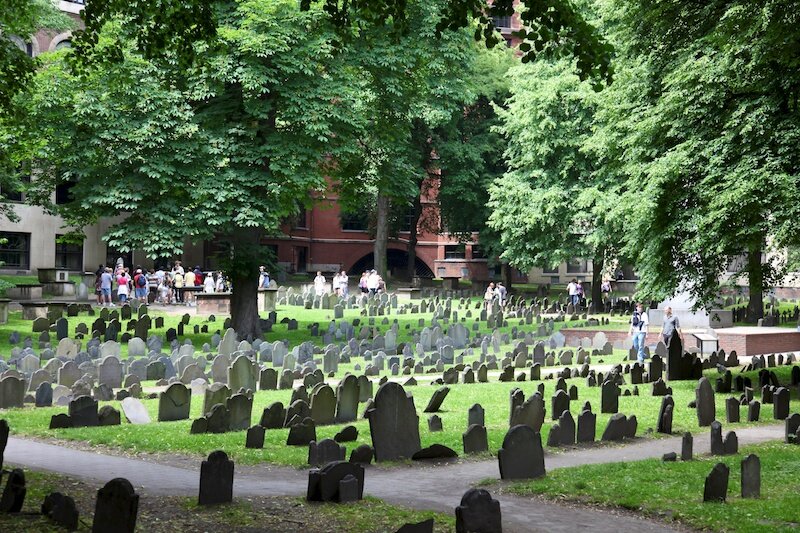 Park at a glance · park map · visitor centers · freedom trail · cemeteries · churches . The Freedom Trail Granary Burying Ground Legacy Club Of Boston