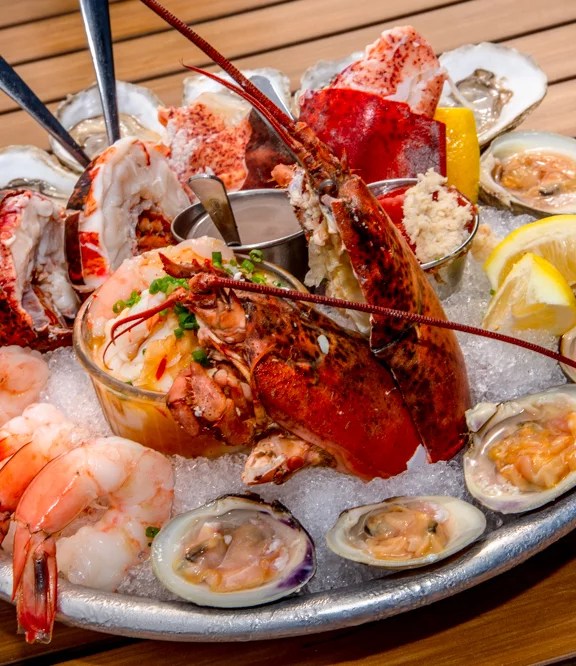 The galley kitchen will offer local oysters, shellfish, and charcuterie boards. Pier 6 Boston Waterfront