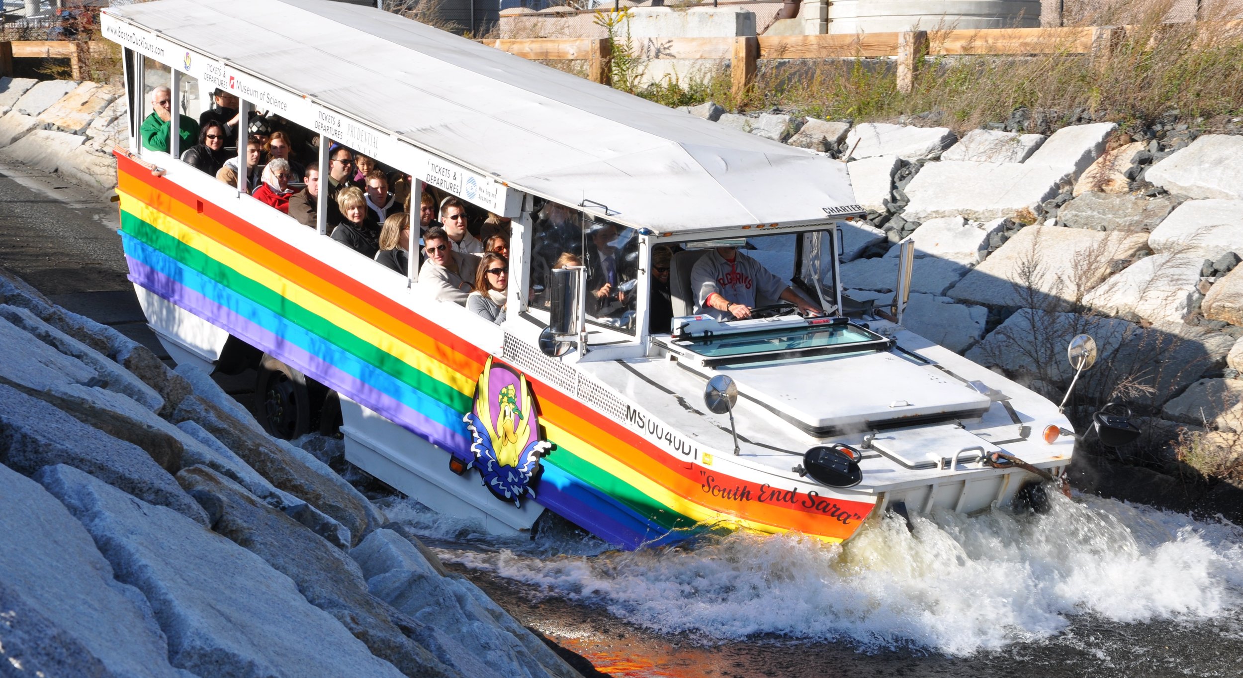 With some exceptions (such as eastern shuttle and routes to boston), not all units are branded with the operator name other than required usdot markings. Boston Attractions Group