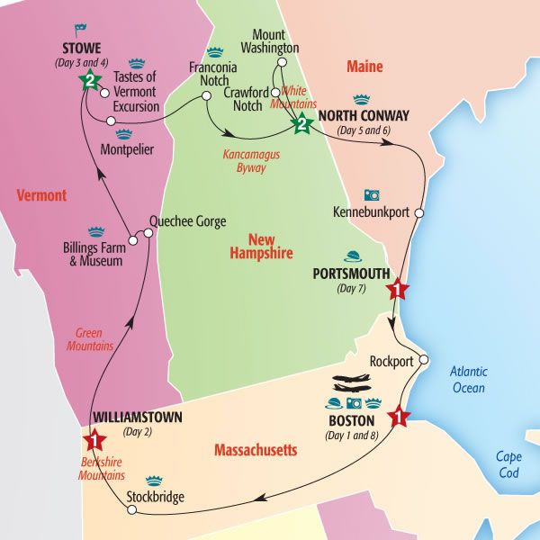 42+ Day Road Trips From Boston Package